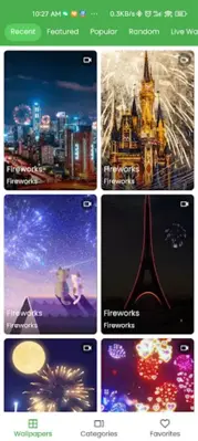 NewYear Fireworks Wallpaper android App screenshot 4