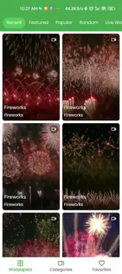 NewYear Fireworks Wallpaper android App screenshot 6